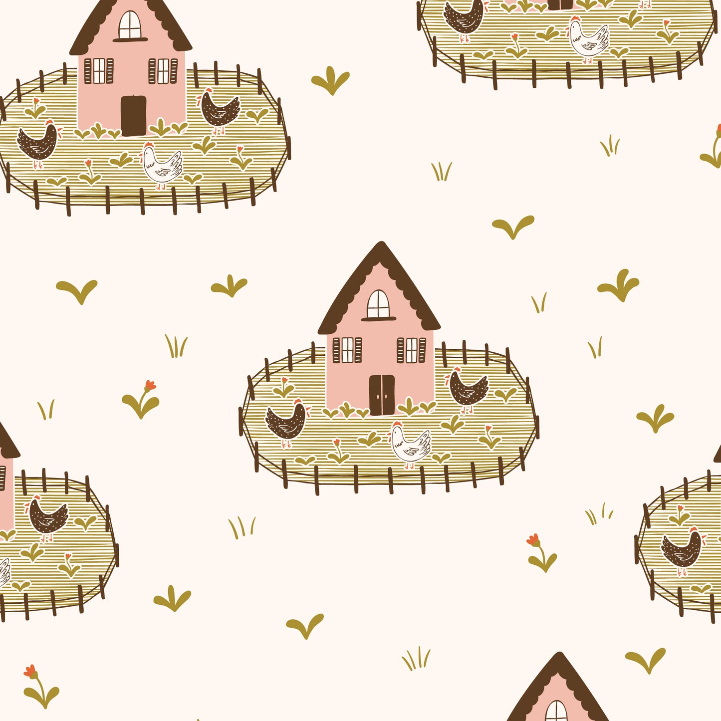 It Was The 70's by Cora Vickers : In The Flock Olive 2293-74