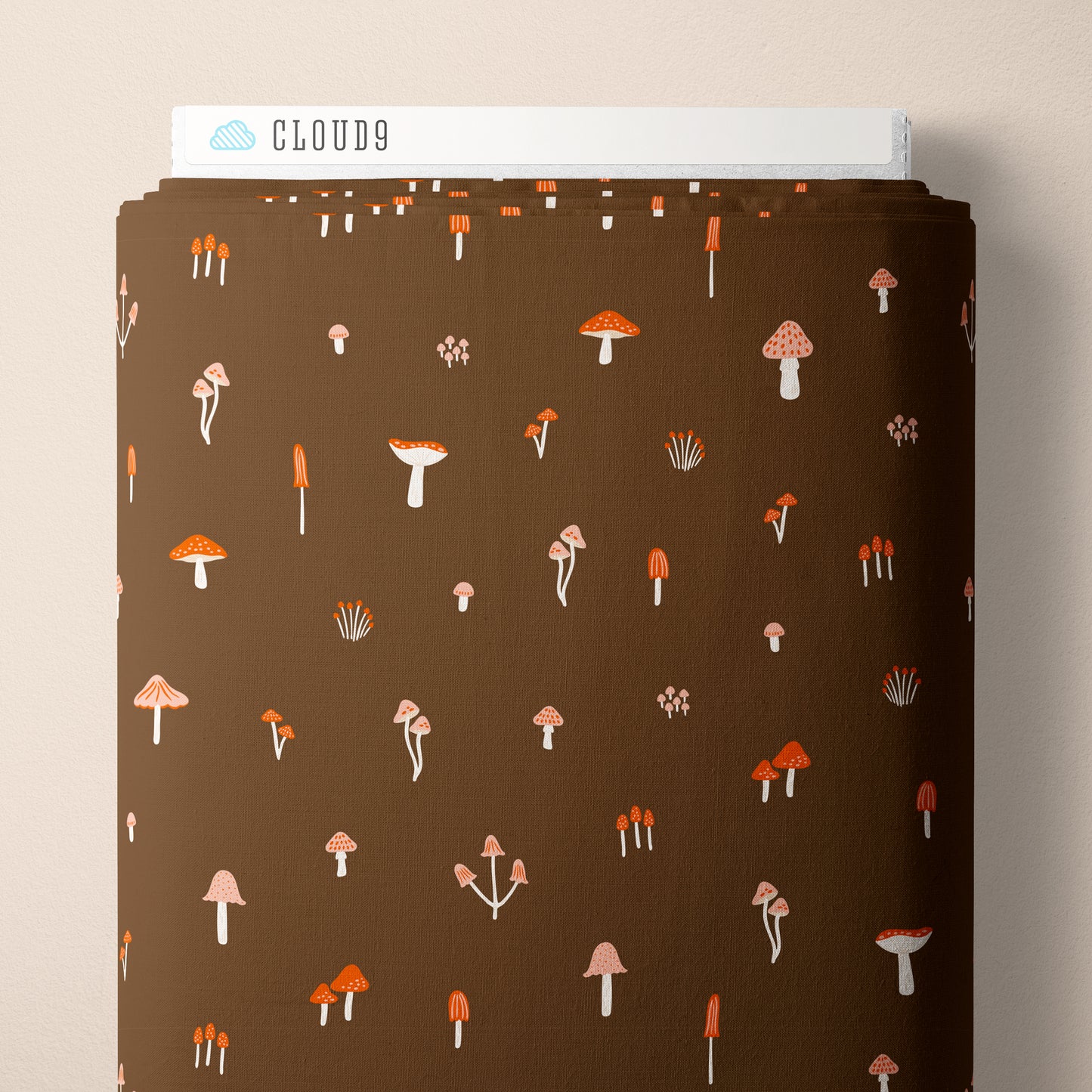 It Was The 70's by Cora Vickers : March of the Mushrooms Brown 2293-72