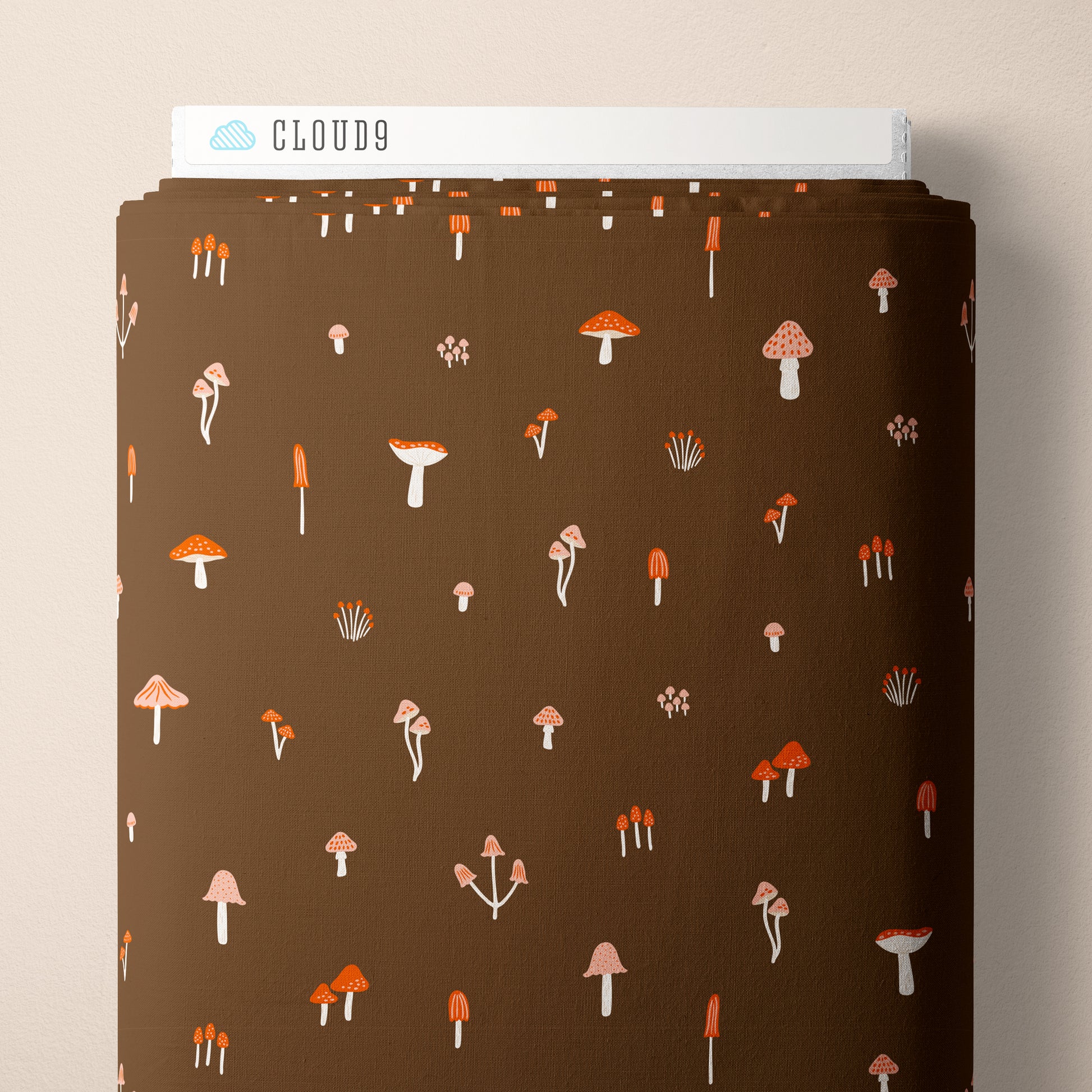 It Was The 70's by Cora Vickers : March of the Mushrooms Brown 2293-72