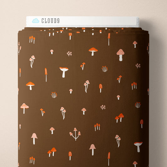 It Was The 70's by Cora Vickers : March of the Mushrooms Brown 2293-72