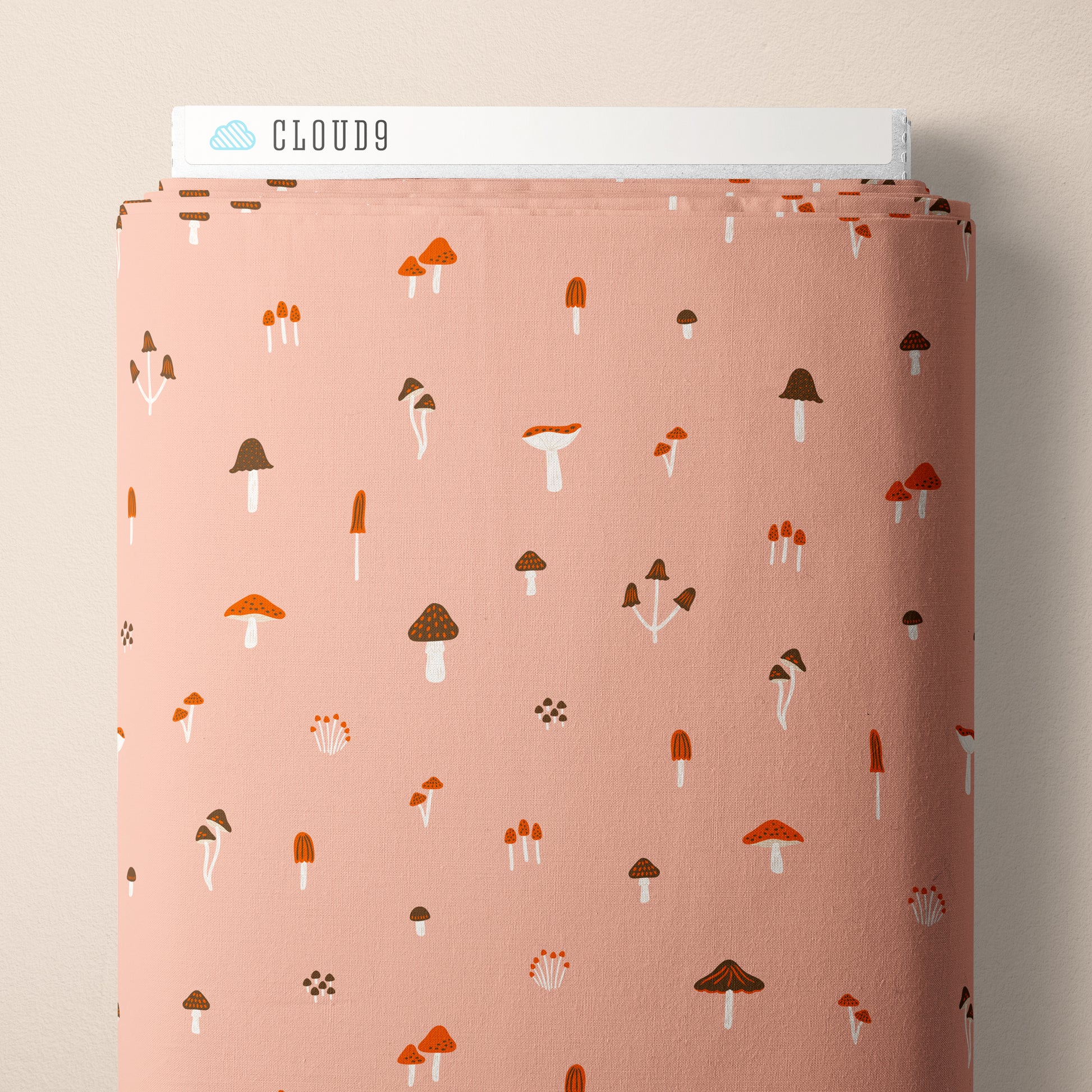 It Was The 70's by Cora Vickers : March of the Mushrooms Pink 2293-71