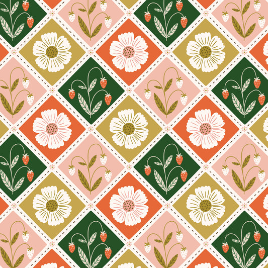 It Was The 70's by Cora Vickers : Strawberry Fields Multi 2293-81