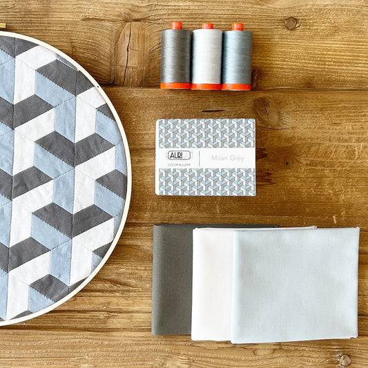 Italian Color Builders Milan Grey 50wt Cotton - Special Order