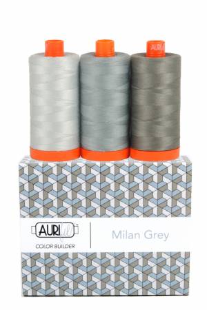Italian Color Builders Milan Grey 50wt Cotton - Special Order