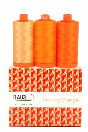 Italian Color Builders Tuscany Orange 50wt Cotton - Special Order