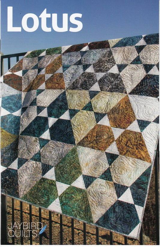 Lotus Quilt Pattern by Jaybird Quilts