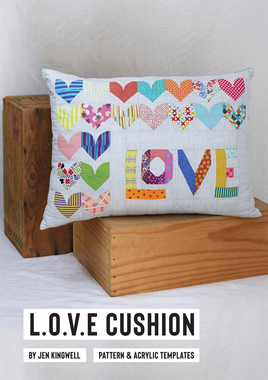 Love Cushion by Jen Kingwell # JKD-8076 - Special Order - Expected to ship 11-25-24