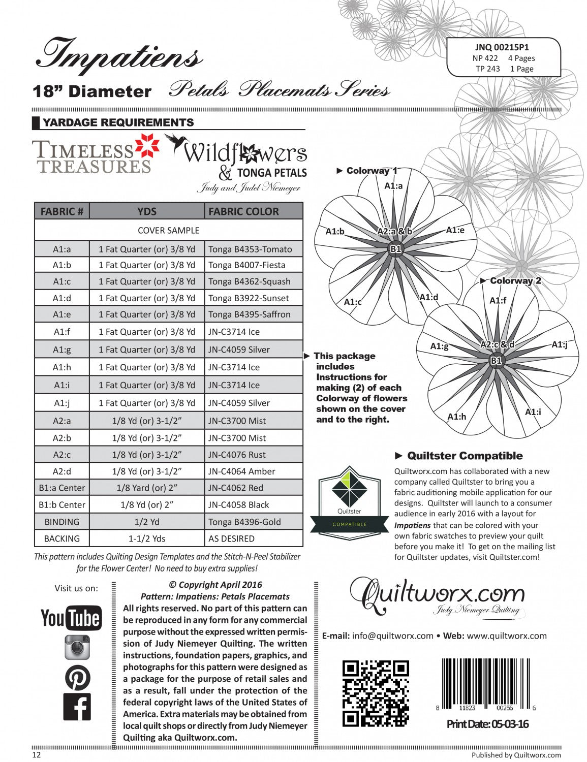 Impatiens # JNQ00215P1 - Special Order