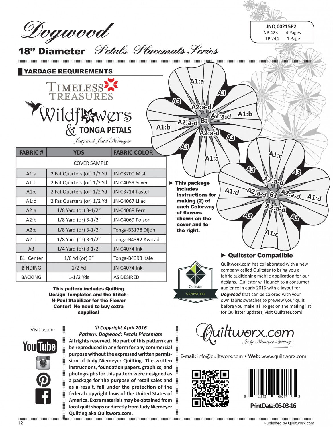 Dogwood # JNQ00215P2 - Special Order