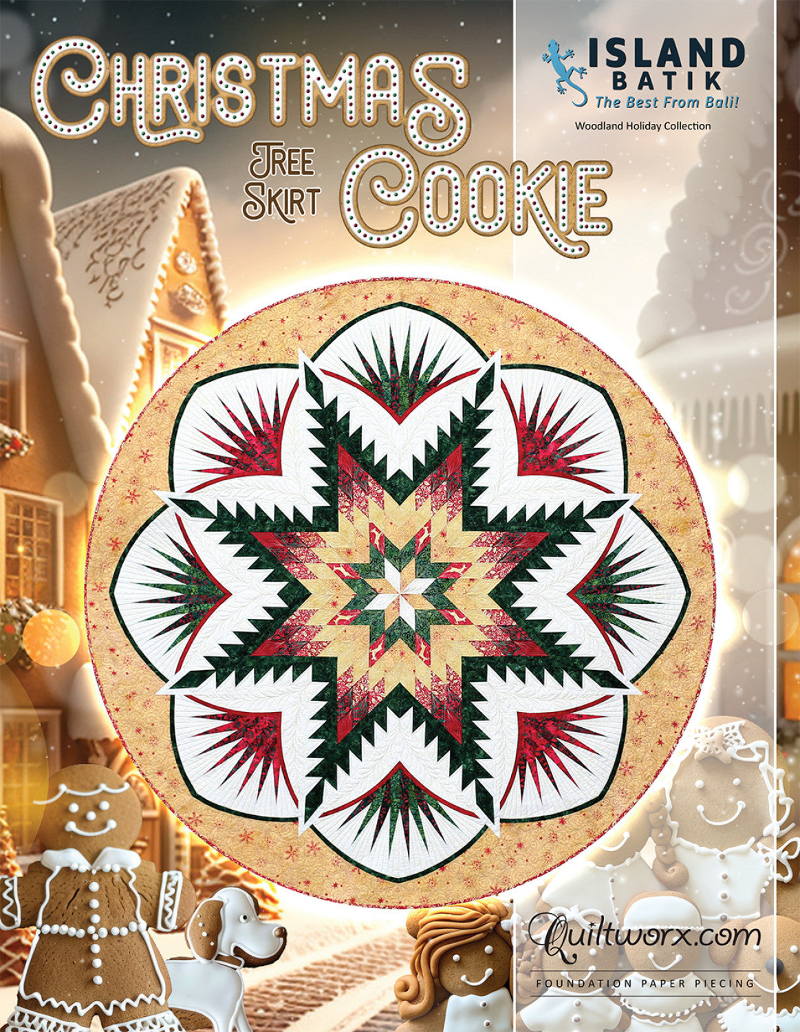 Christmas Cookie Tree Skirt # JNQ00273P15 - Special Order