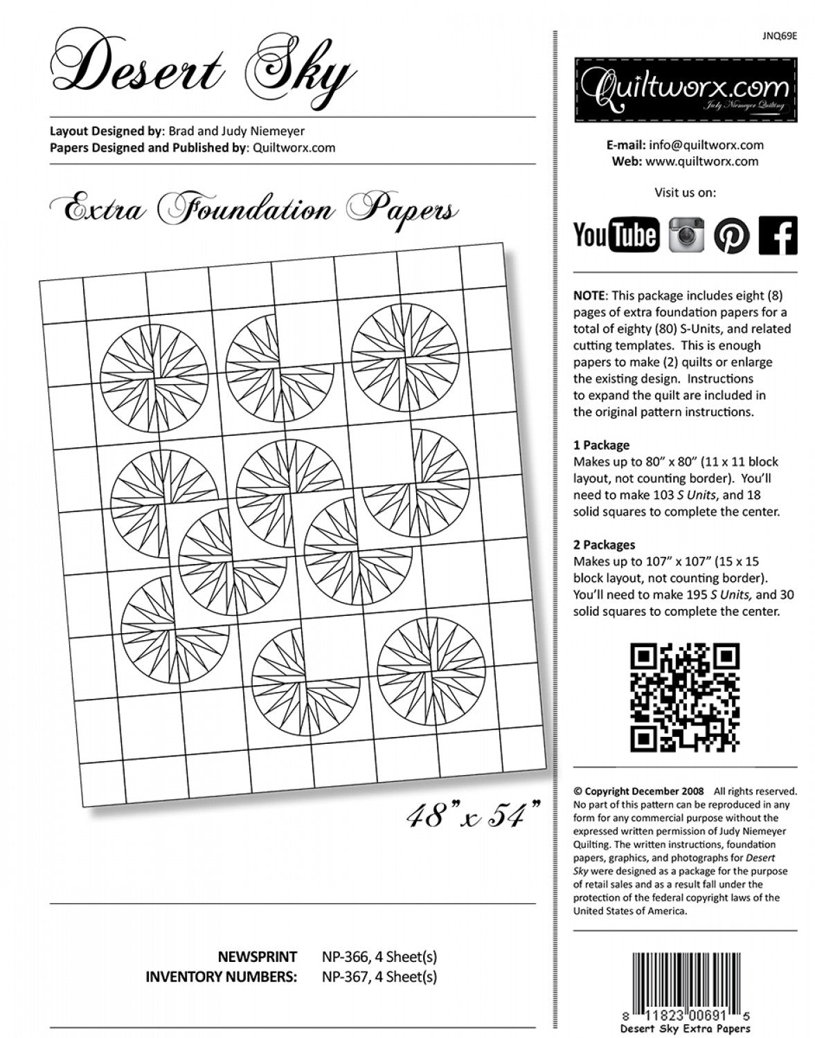 Desert Sky Extra Foundation Paper # JNQ69E - Special Order