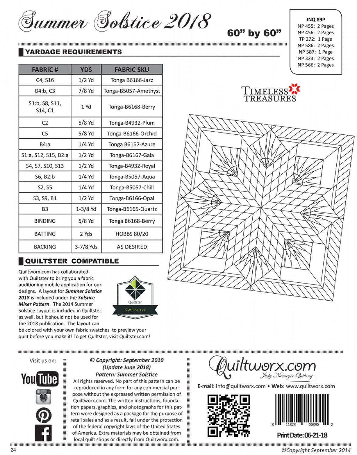 Summer Solstice # JNQ89P - Special Order