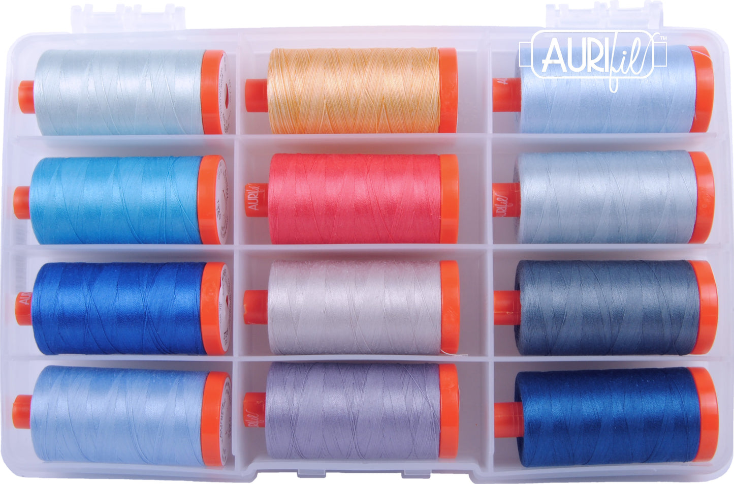 Jennifer Sampou Sky Thread Collection 50wt 12 Large Spools # JS50SC12- Special Order