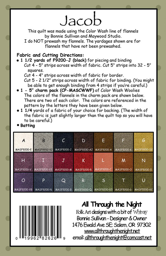 Jacob Quilt Pattern by All Through The Night