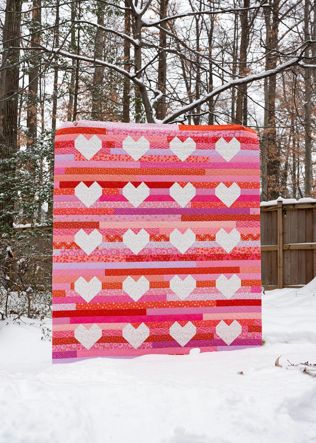Jelly Hearts Quilt Pattern by Modernly Morgan