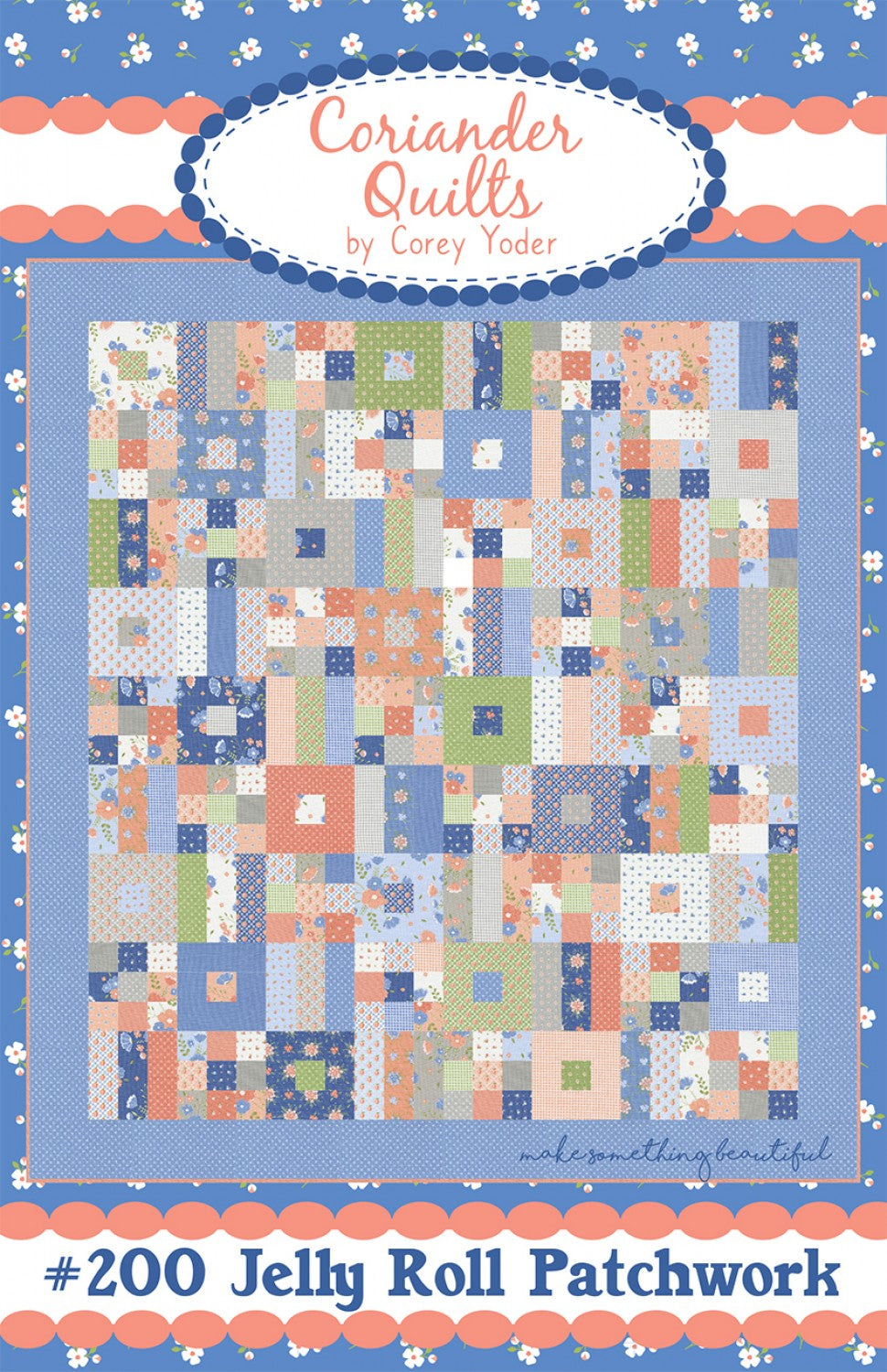 Jelly Roll Patchwork Quilt Pattern by Coriander Quilts - Special Order