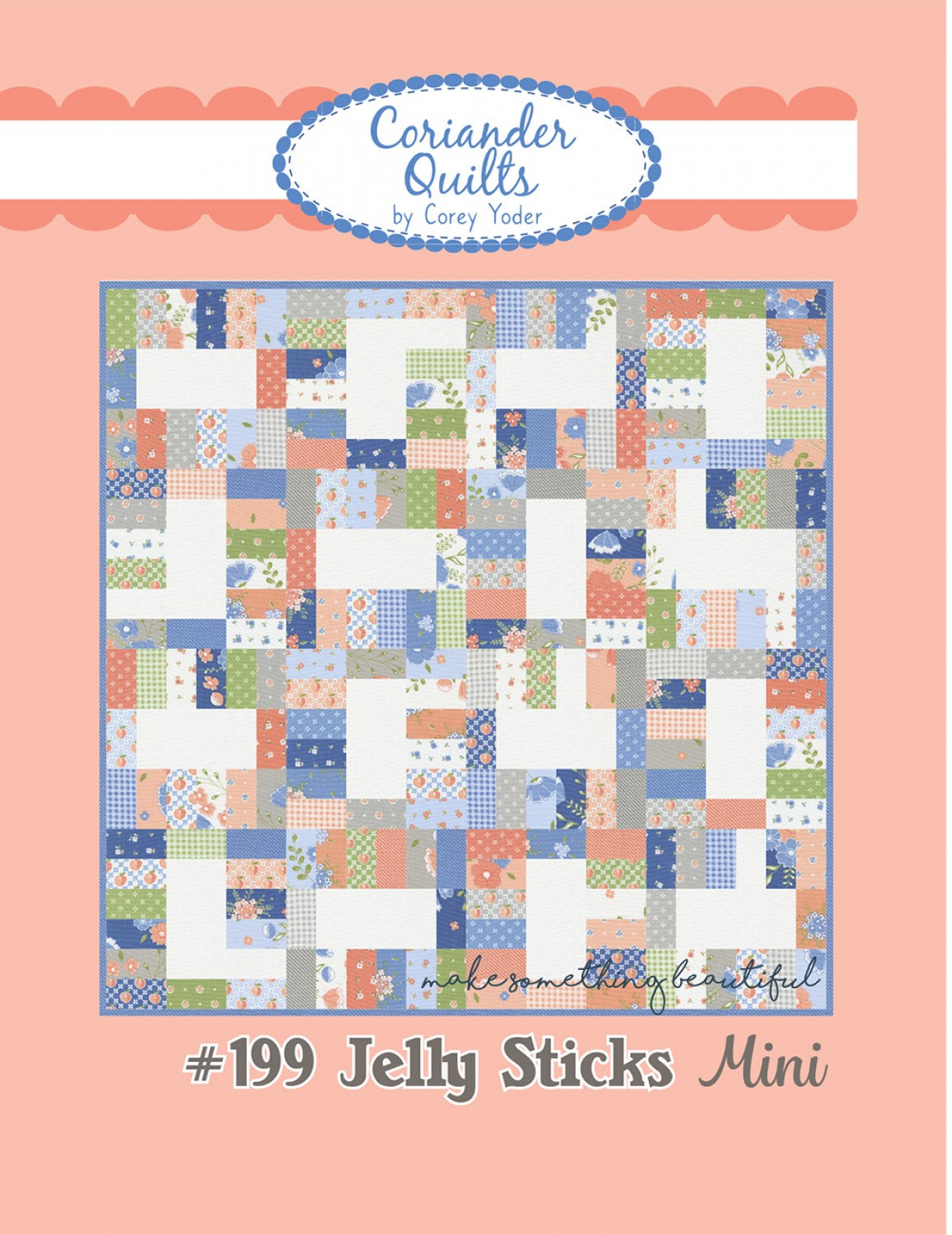 Jelly Sticks Mini Quilt Pattern by Coriander Quilts - Special Order