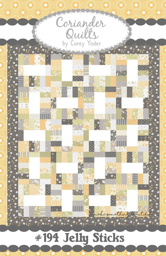Jelly Sticks Quilt Pattern by Coriander Quilts - Special Order