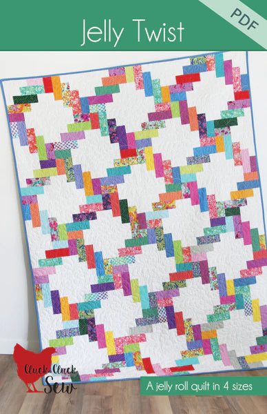 Miniatures by Whistler Studios & Ruby + Bee Solids : Jelly Twist Quilt Kit (Estimated Arrival Nov.2024)