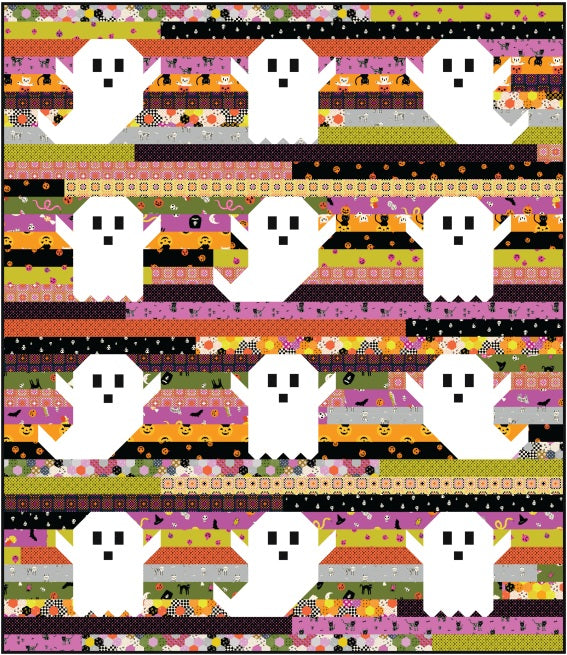 Jelly Ghosts Quilt Pattern by Modernly Morgan