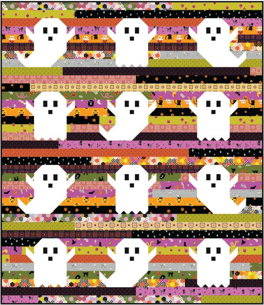 Jelly Ghosts Quilt Pattern by Modernly Morgan