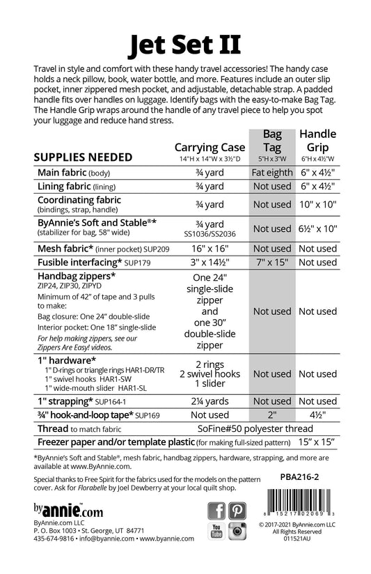 Jet Set II # PBA216-2 - Special Order