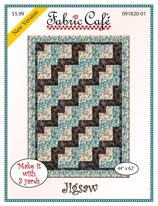 Jigsaw Quilt Pattern by Fabric Cafe