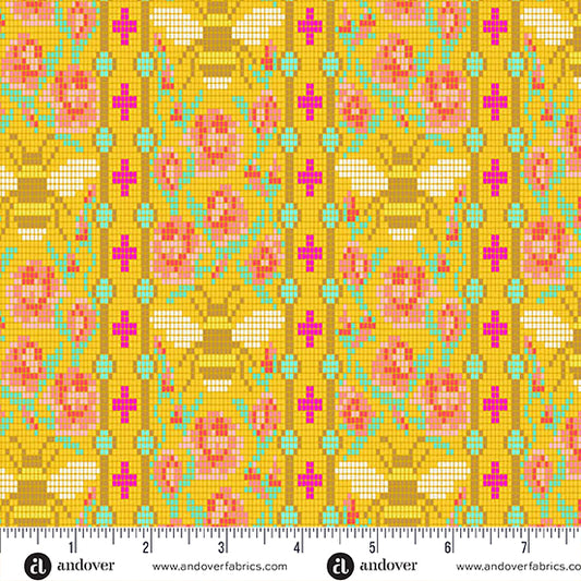 Jinny by Alison Glass : Beadwork Honey A-10333-Y