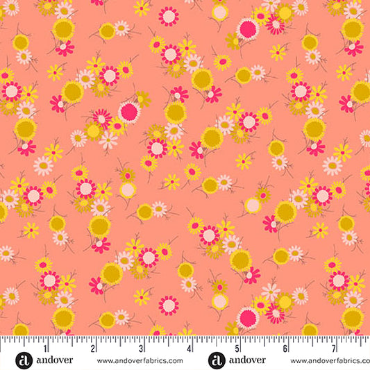 Jinny by Alison Glass : Daisy Chain Flamingo A-10330-E