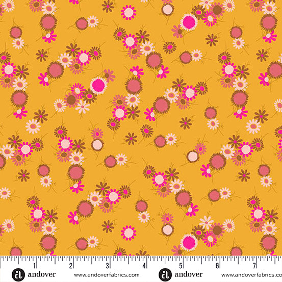 Jinny by Alison Glass : Daisy Chain Marigold A-10330-O