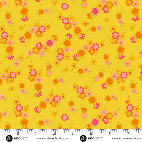 Jinny by Alison Glass : Daisy Chain Sunshine A-10330-Y
