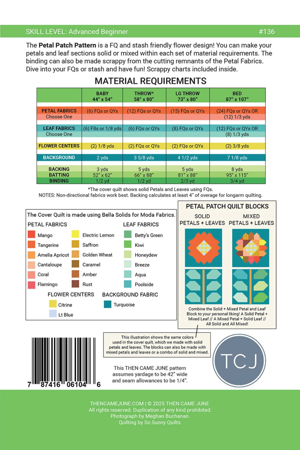 Jinny by Alison Glass : Petal Patch Quilt Kit