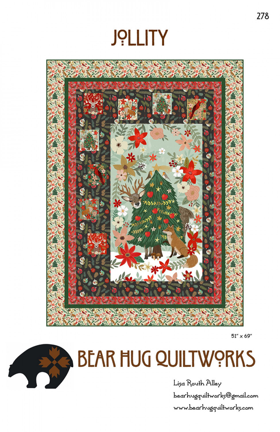 Jollity Quilt Pattern by Bear Hug Quilts - Special Order