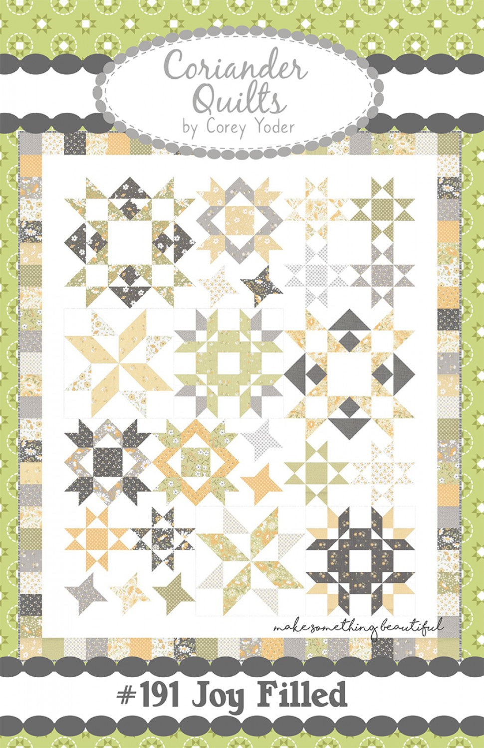 Joy Filled Quilt Pattern by Coriander Quilts - Special Order