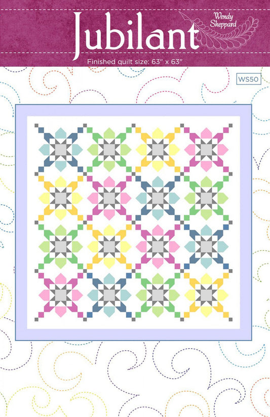 Jubilant Quilt Pattern by Wendy Sheppard