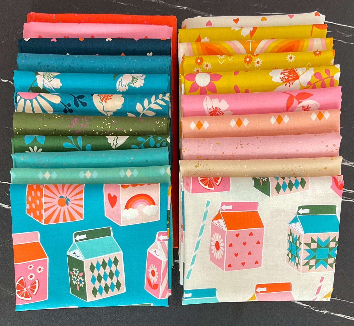 Juicy by Melody Miller - Rainbow Sky Quilt Kit