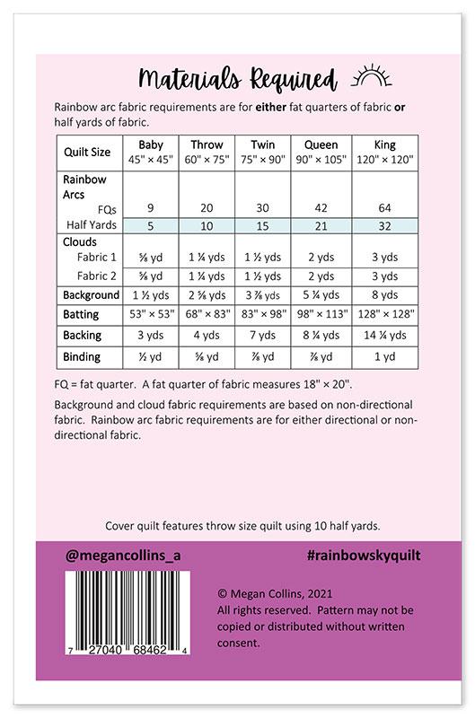 Juicy by Melody Miller - Rainbow Sky Quilt Kit