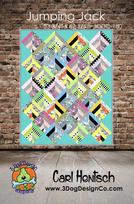 Jumping Jack Quilt Pattern by 3 Dog Design - Special Order