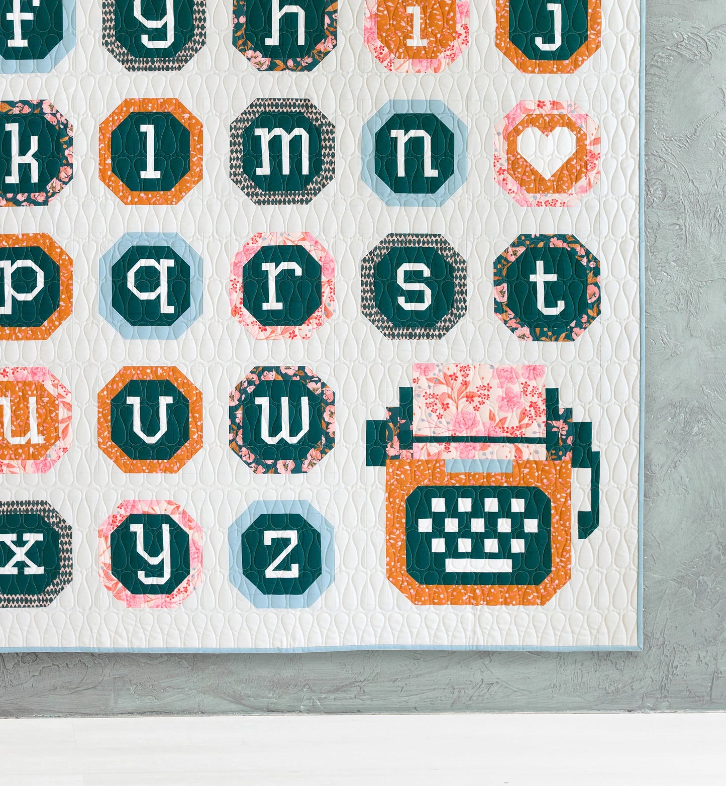 Just My Type Quilt Pattern by Pen + Paper Patterns