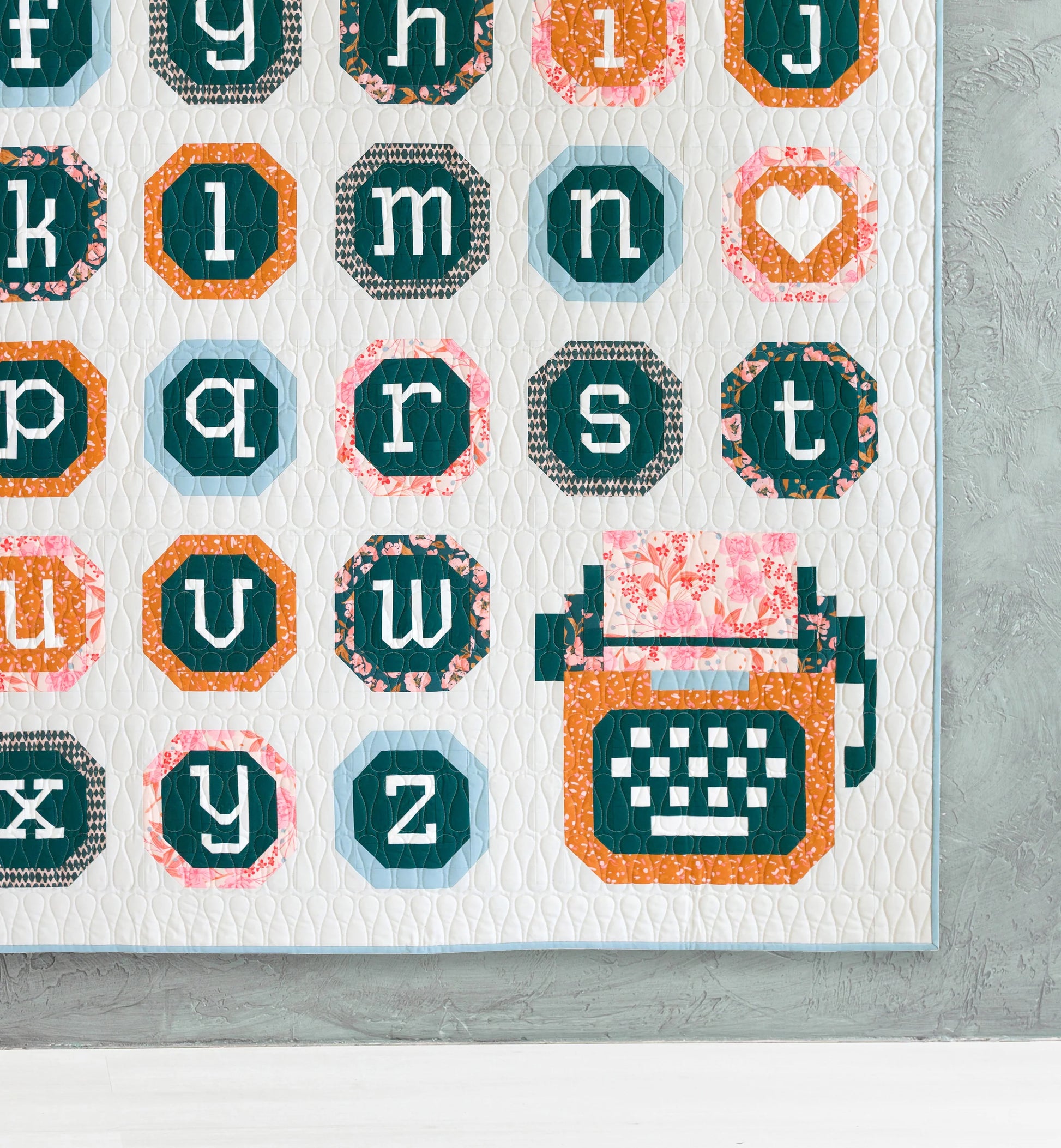 Just My Type Quilt Pattern by Pen + Paper Patterns