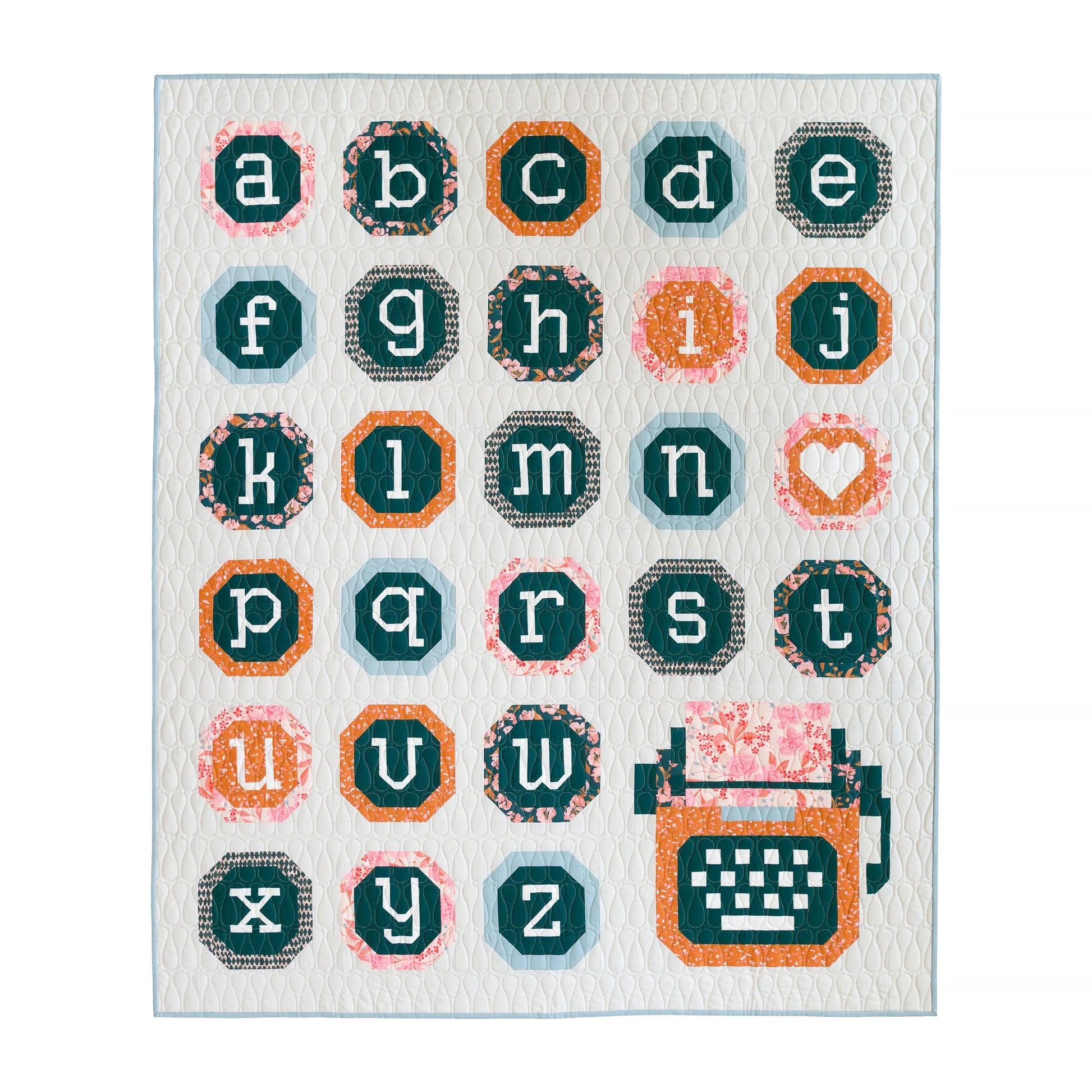 Just My Type Quilt Pattern by Pen + Paper Patterns