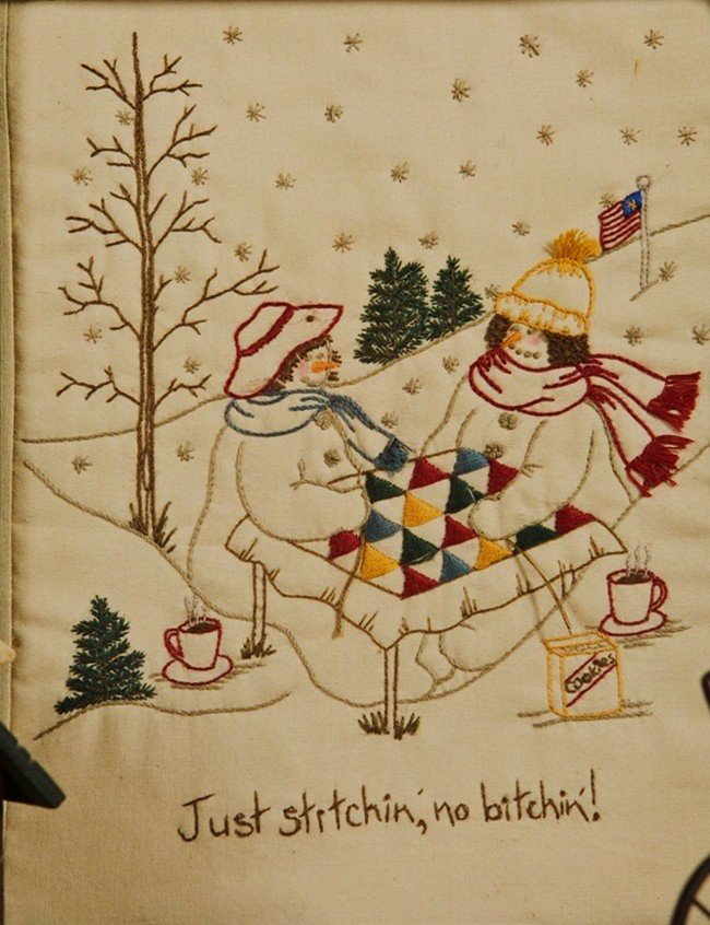 Just Stitching, No Bitchin # CDH312- Special Order