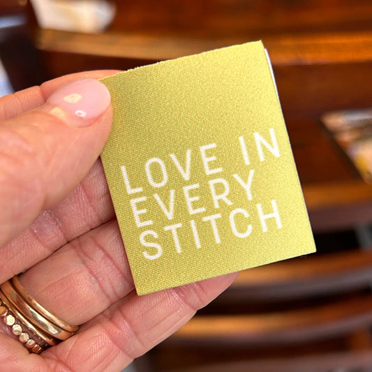 Love in Every Stitch Quilt Labels by Kati Cupcake
