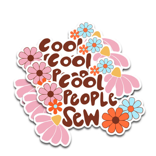Cool People Sew Sticker by Kati Cupcake