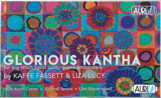 Glorious Kantha Collection by Kaffe Fassett & Liza Lucy 12wt 20 Small Spools # KF12GK20 - Special Order