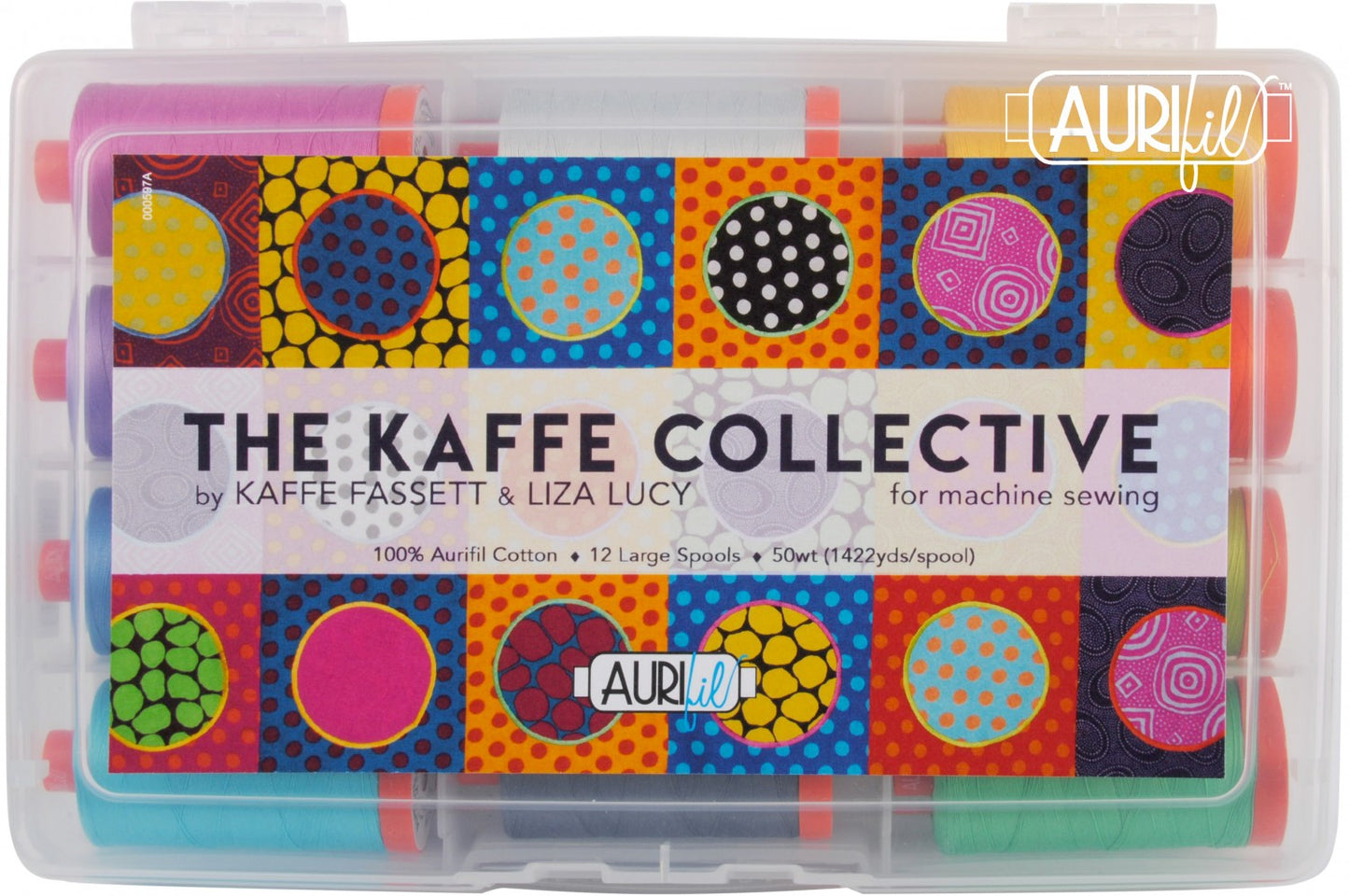 The Kaffe Collective Thread by Kaffe Fassett & Liza Lucy 50wt 12 Large Spools # KF50KC12- Special Order