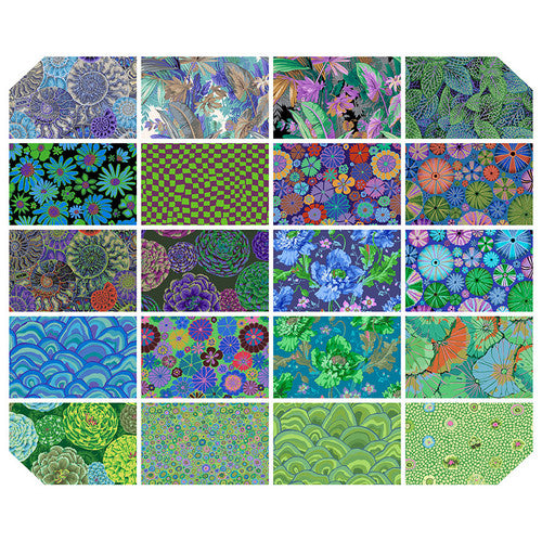Kaffe Fassett Collective August 2024 - Complete Line - Cool & Hot Fat Quarter Bundle