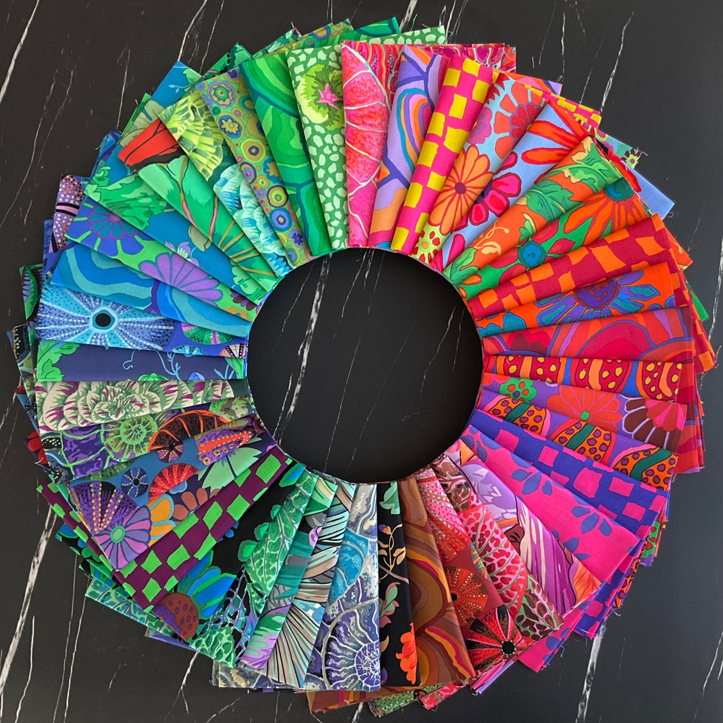 Kaffe Fassett Collective August 2024 - Complete Line - Cool & Hot Fat Quarter Bundle