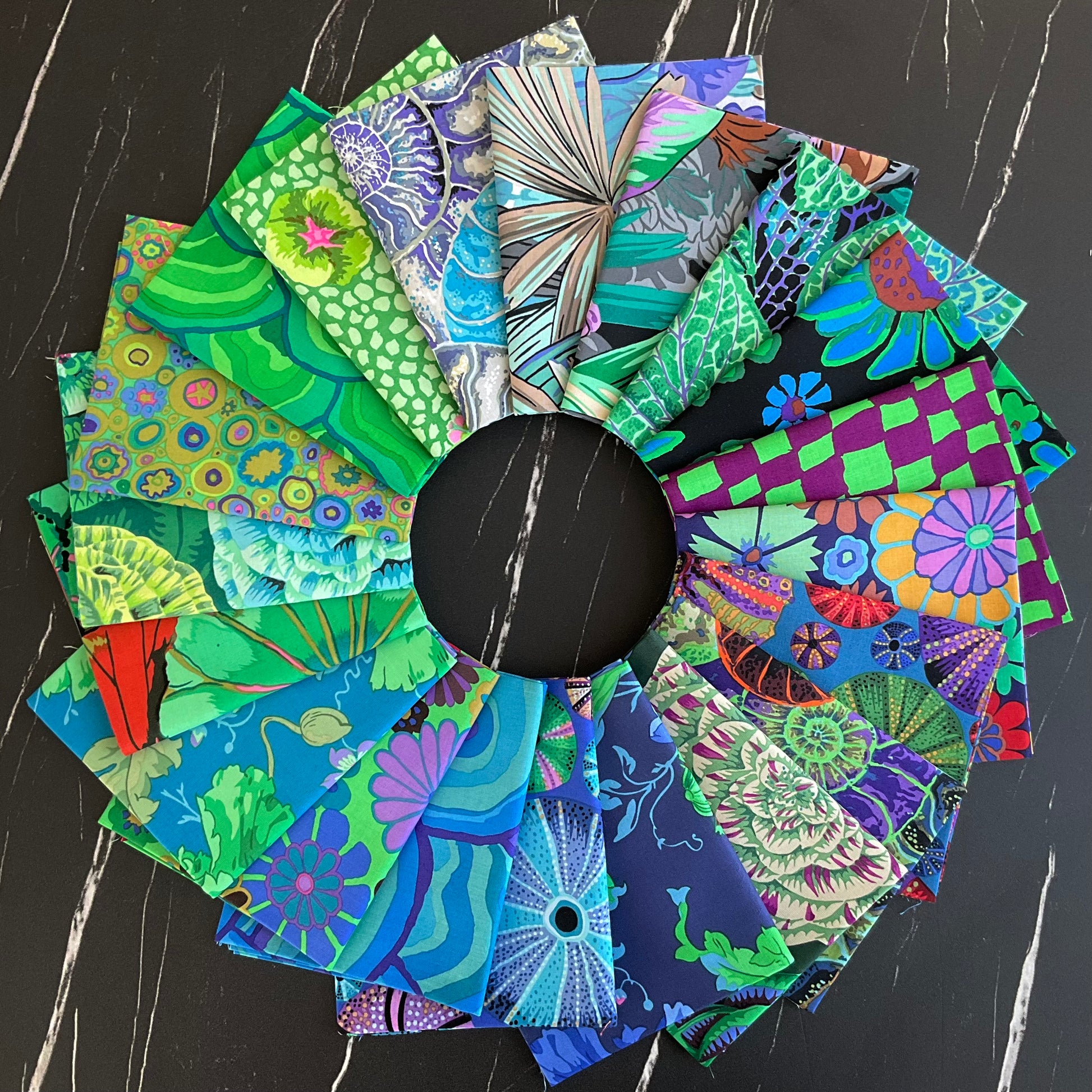 Kaffe Fassett Collective August 2024 - Cool Bundle