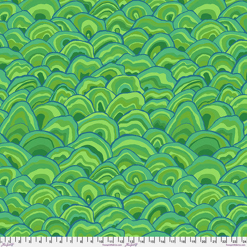 Kaffe Fassett Collective August 2024 - Wobble Green PWBM092.GREEN